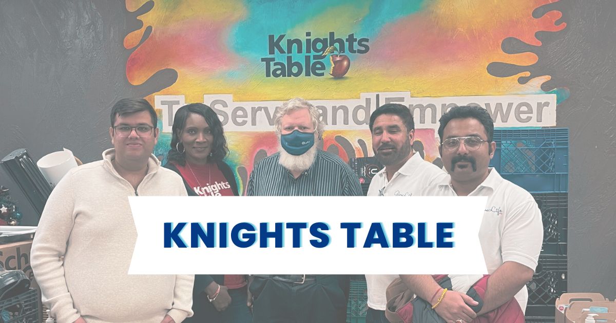 Volunteering at Knights Table